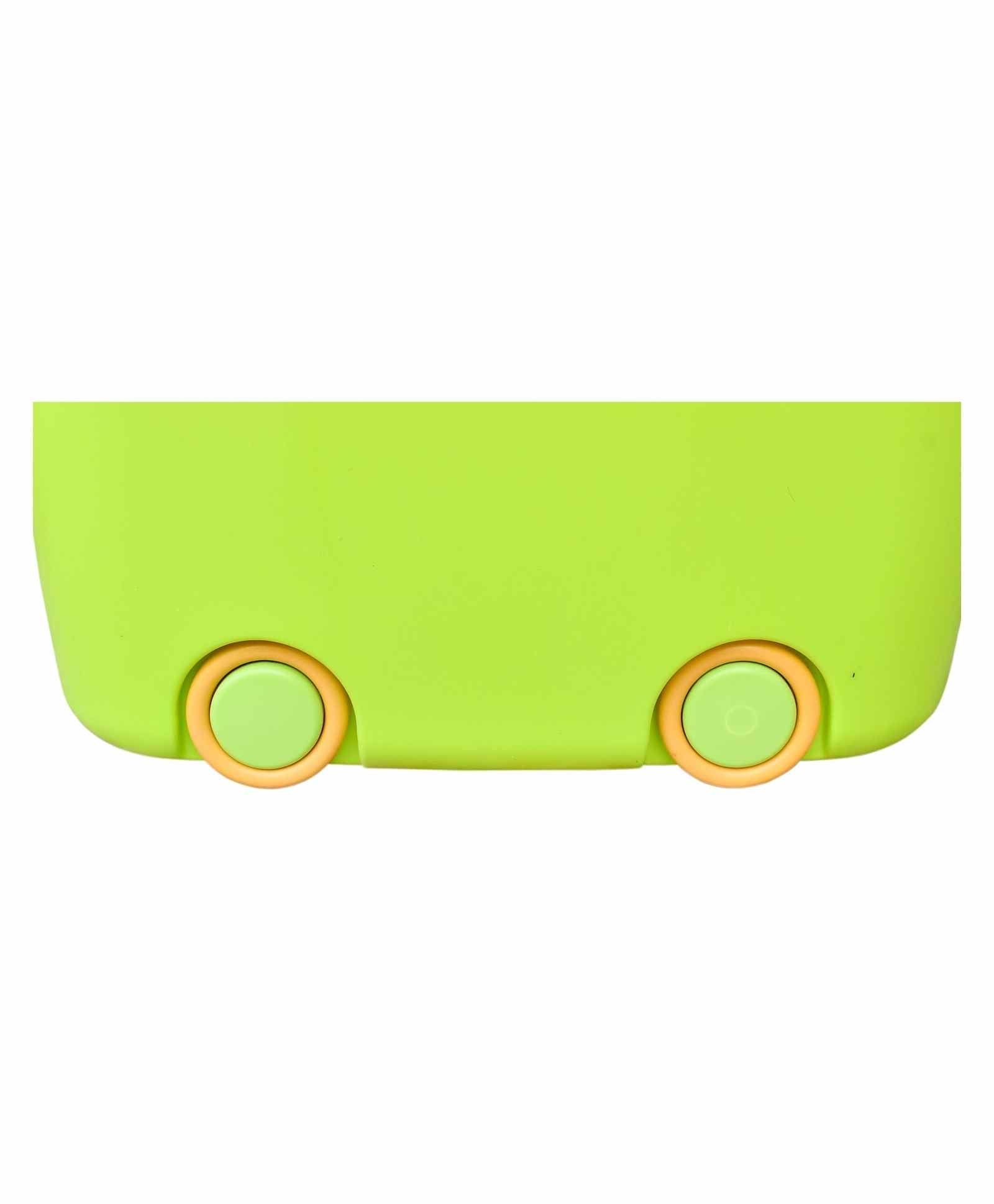 PARASNATH Rolling Storage Container Box (PinkBlue Colour)- 25 Litre Super Large With Wheels Size (50X33X26 cm) - PARASNATH