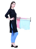 PARASNATH 30 inch Wall Stainless Steel Clothes Drying Stand -7 Pipes 2.5 Feet - PARASNATH