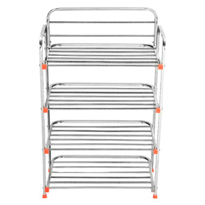 Parasnath 4 Layer Stainless Steel Shoes Stand Rack - PARASNATH