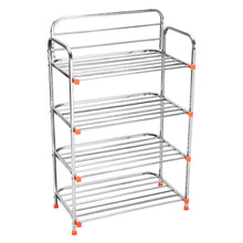 Load image into Gallery viewer, Parasnath 4 Layer Stainless Steel Shoes Stand Rack - PARASNATH