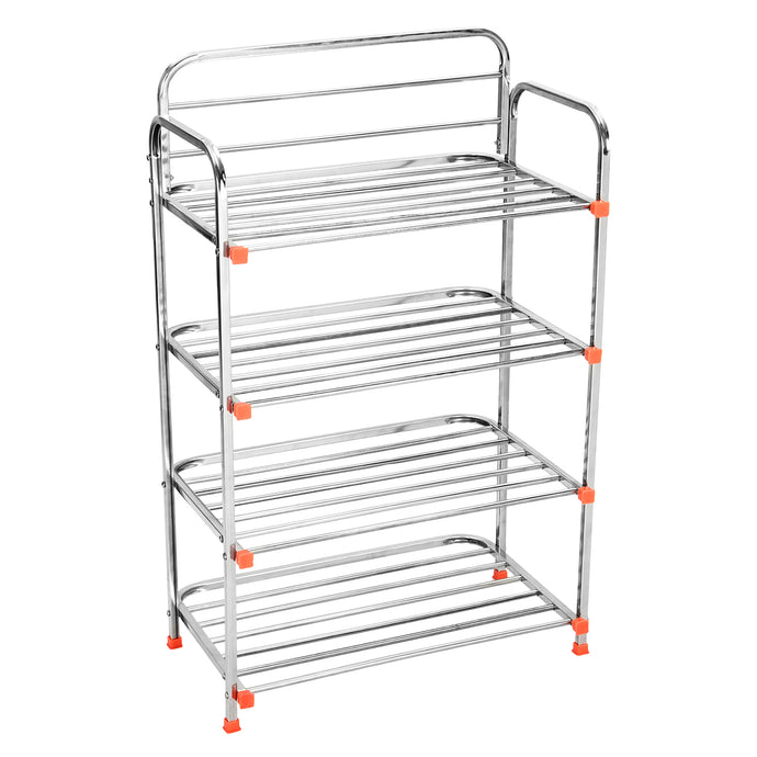 Parasnath 4 Layer Stainless Steel Shoes Stand Rack - PARASNATH