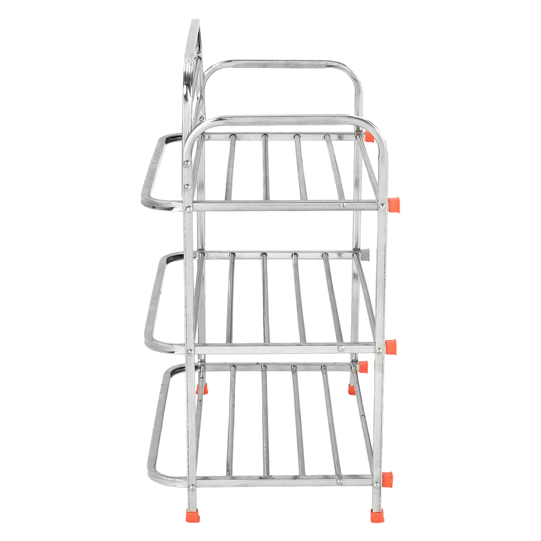 Parasnath 3 Layer Stainless Steel Shoes Stand Rack - PARASNATH