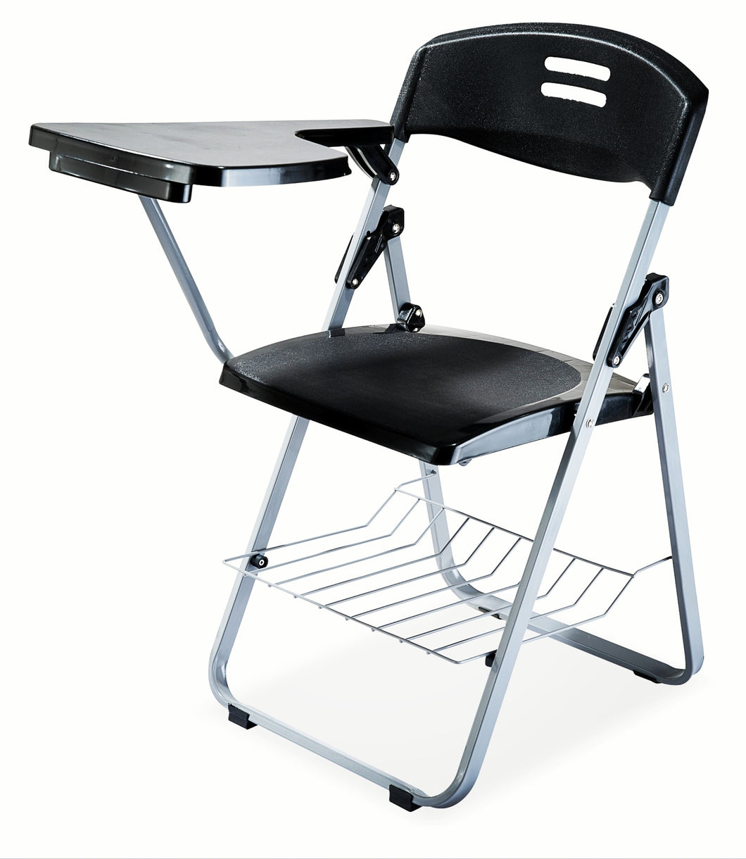 Parasnath Superb-Chair Folding Student Writing Pad Chair in Black - PARASNATH