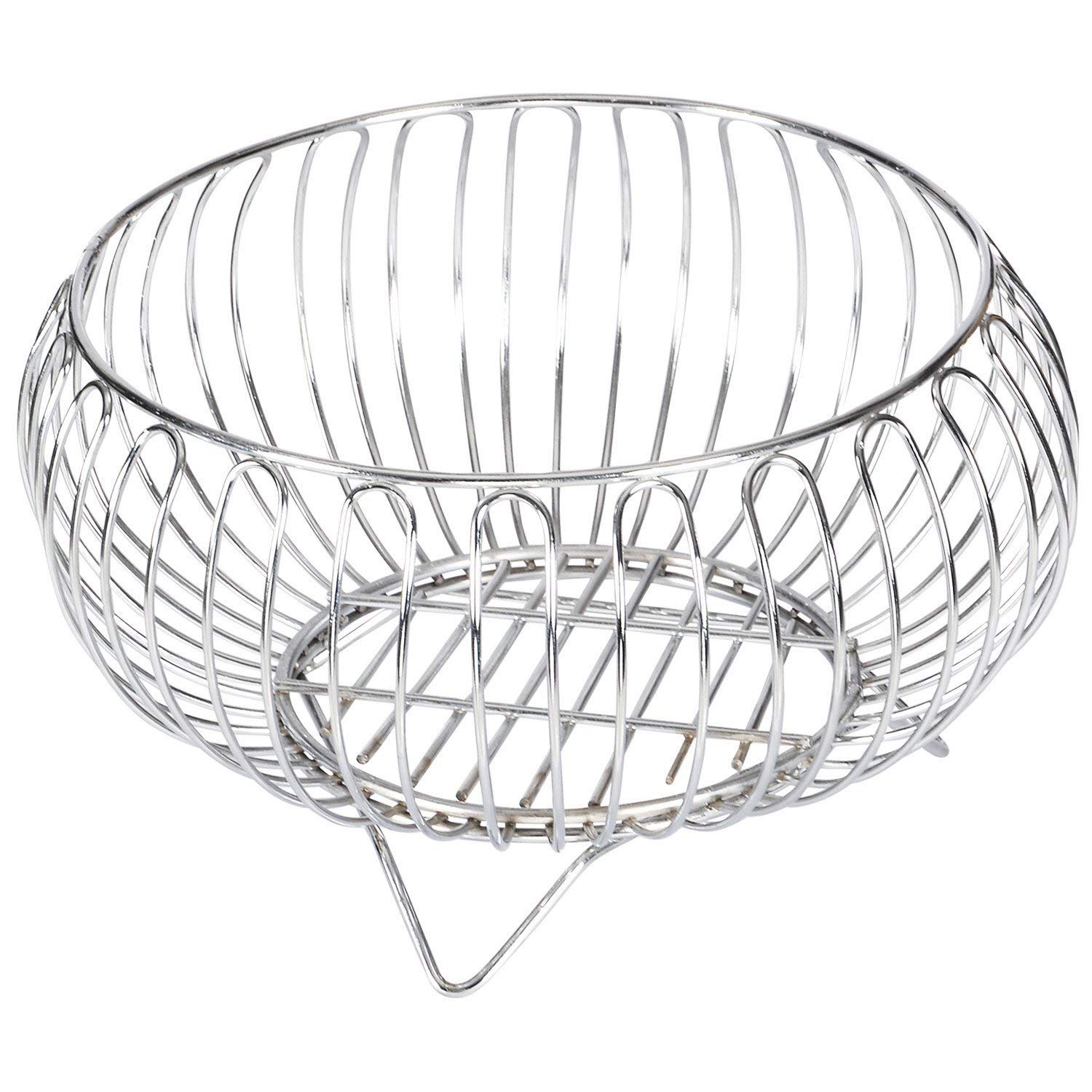 Parasnath Heavy Stainless Steel Vegetable and Fruit Bowl Basket - PARASNATH