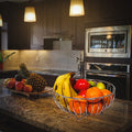 Parasnath Heavy Stainless Steel Vegetable and Fruit Bowl Basket - PARASNATH
