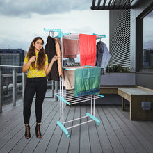 Load image into Gallery viewer, Parasnath Aqua 6 Layer  Clothes Drying Stand With Breaking Wheel System - PARASNATH