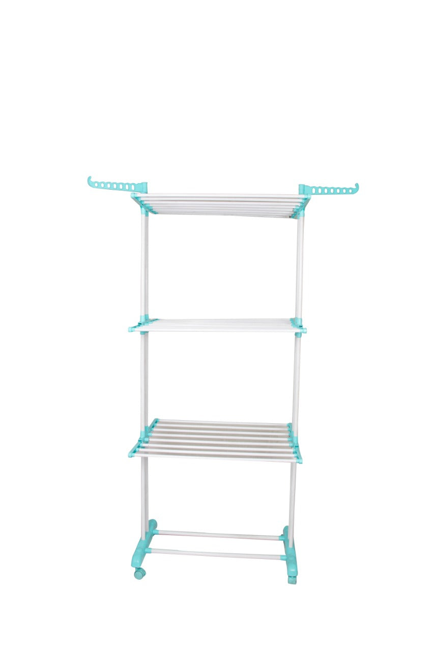 Parasnath Aqua 6 Layer  Clothes Drying Stand With Breaking Wheel System - PARASNATH