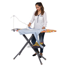 Load image into Gallery viewer, Parasnath Prime Square Steel Mash Wire Folding Ironing Board with Tray/Wire Manager and Aluminised Surface-Multi Colour (Made in India) - PARASNATH