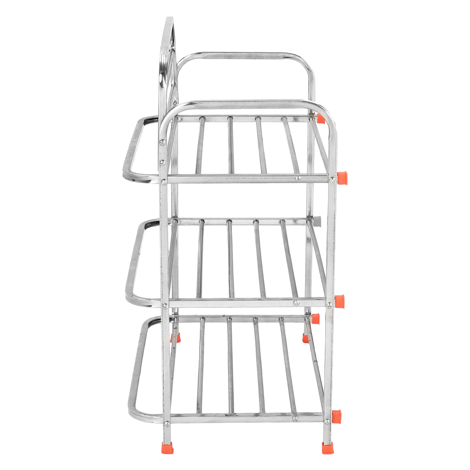 Parasnath 3 Layer Stainless Steel Shoes Stand Rack - PARASNATH