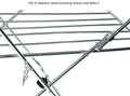 PARASNATH Prime Stainless Steel Butterfly Extra Large Foldable Cloth Dryer/Clothes Drying Stand - Made in India - PARASNATH
