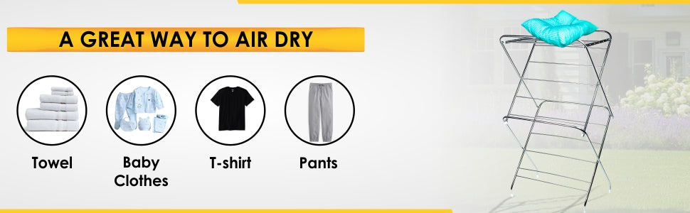 PARASNATH Prime Stainless Steel 15 Rods Extra Large Foldable Cloth Dryer/Clothes Drying Stand - Made in India - PARASNATH