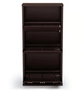 PARASNATH Coffee Colour Wall Shoe Rack 3 Shelves Shoes Stand - PARASNATH