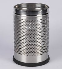 Load image into Gallery viewer, Parasnath Stainless Steel Perforated Round Dustbin, 11L - 10 X 15 Inch - PARASNATH