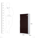 PARASNATH BrownWhite Wall Shoe Rack 3 Shelves Shoes Stand - PARASNATH