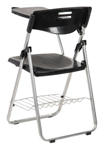 Parasnath Superb-Chair Folding Student Writing Pad Chair in Black - PARASNATH