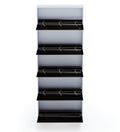 Parasnath BrownWhite Wall Shoe Rack 5 Shelves Shoes Stand - PARASNATH
