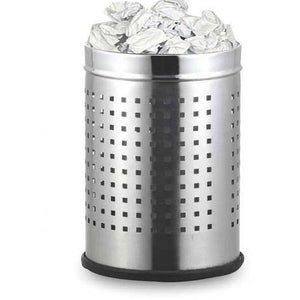 Parasnath Stainless Steel Perforated Square Dustbin, 11L - 10 X 15 Inch - PARASNATH