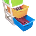 PARASNATH Boxo 5 Layer (Multicolour) Multi-Purpose Modular Drawer Storage System for Home and Office with Trolley Wheels and Anti-Slip Shoes - PARASNATH