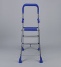 PARASNATH Aluminium Blue Heavy Folding Maple Ladder 3 Step 3.2 Ft - PARASNATH