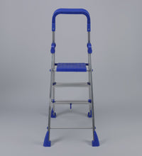 Load image into Gallery viewer, PARASNATH Aluminium Blue Heavy Folding Maple Ladder 3 Step 3.2 Ft - PARASNATH