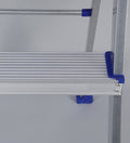 PARASNATH Aluminium Blue Heavy Folding Maple Ladder 4 Step 4.2 Ft - PARASNATH